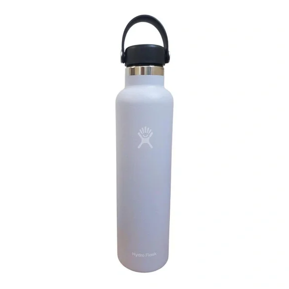 Hydro Flask 24 Oz Standard Mouth Bottle with Flex Cap Lid | Fog (NWT) - Picture 1 of 13